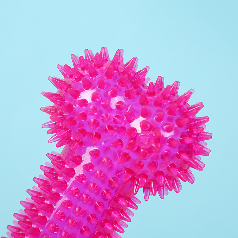 ของเล่นสุนัขกัดแทะ รูปทรงกระดู - Interactive Squeaky Plush Dog Toy บทวิจารณ์และราคา