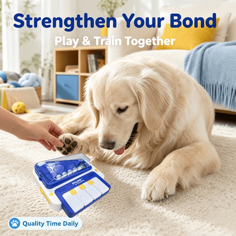 ของเล่นเปียโนแบบโต้ตอบสำหรับสุ - Dog Puzzle Feeder Toy บทวิจารณ์และราคา