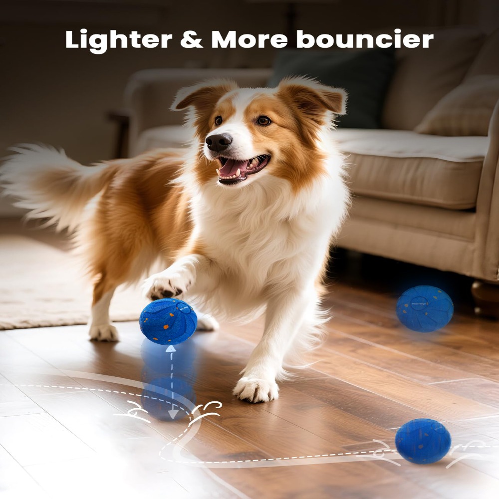 ลูกบอลสำหรับสุนัขอัจฉริยะ ทนทา - Automatic Moving Dog Ball บทวิจารณ์และราคา