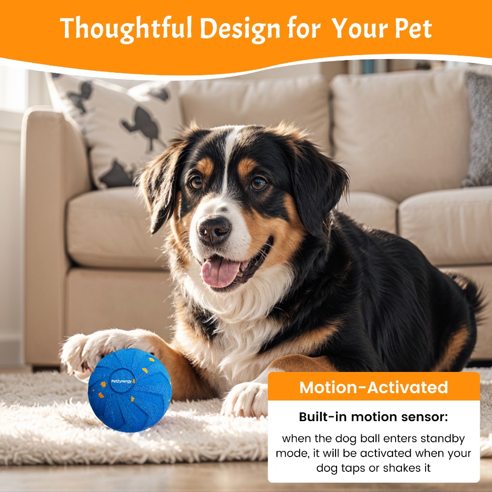 ลูกบอลสำหรับสุนัขอัจฉริยะ ทนทา - Automatic Moving Dog Ball บทวิจารณ์และราคา