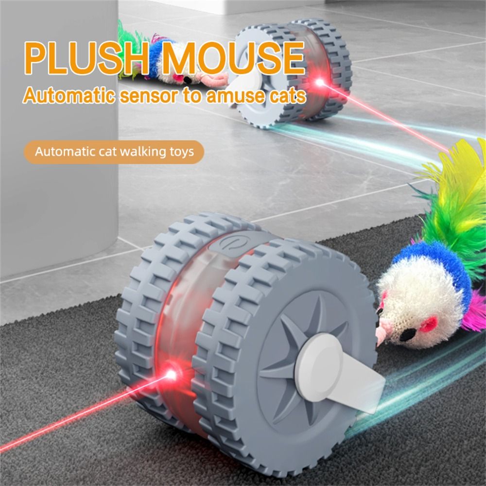 ลูกบอลล่อแมวอินฟราเรดเลเซอร์แบ - Automatic Moving Dog Ball บทวิจารณ์และราคา
